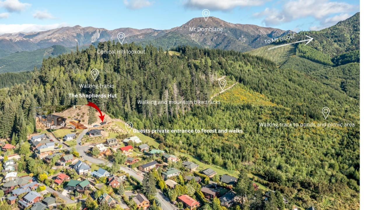 The Shepherds Hut - Boutique Retreat. Hanmer Springs Exteriör bild